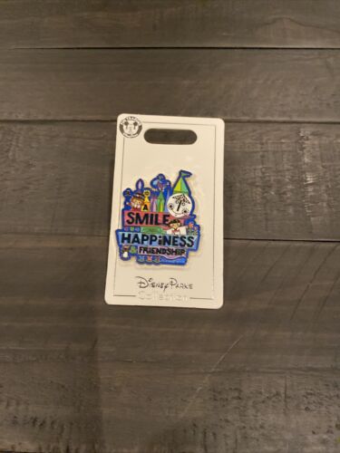 Disney Pin It's A Small World A Smile Means Happiness & Friendship 