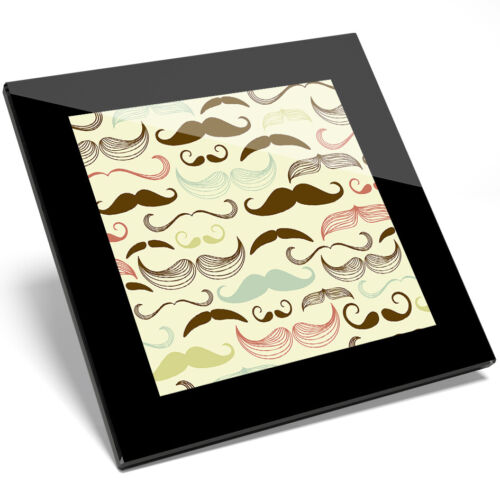 1 X Belle Cool Drôle Moustache verre Coaster-Cuisine étudiant Cadeau #13096 