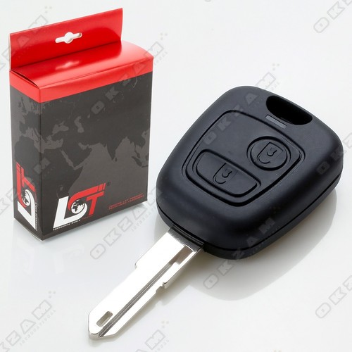 Llave de repuesto radio clave-carcasa con rohling para los modelos peugeot