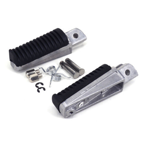 Front Foot Pegs Rests Pedals Footpegs for Yamaha FZ6 Fazer FZR600 FZS600 XJ600 