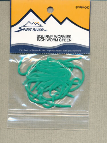 inch worm green     SWRM-040 Squirmy Wormies