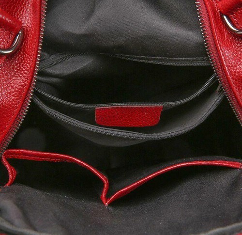 New Women/'s Genuine Cow Leather Backpack Travel Bag Handbag Fashion @US M