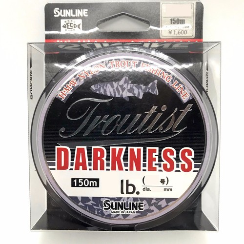 Sunline Troutist Darkness Nylon Monofilament Line 150m 150m