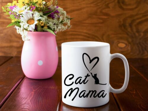 Gift for Mom Mothers and Grandma Coffee Mug Mommy Funny Mothers Day Cat Mama