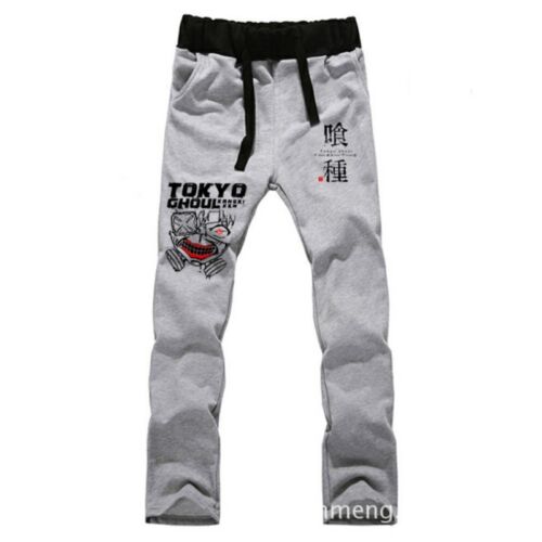 Anime Tokyo Ghoul cotton pants sport casual trousers cosplay Gift S-XXL Gray New