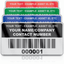 Choice of Colours Heavy Duty Standard Size Asset ID Labels Design 2