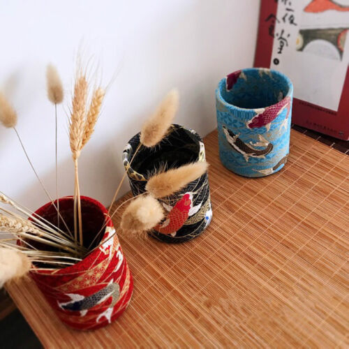 Details about  / Handmade Japanese Pen Holder Container Storage Brush Pencil Case Retro Gift Chic