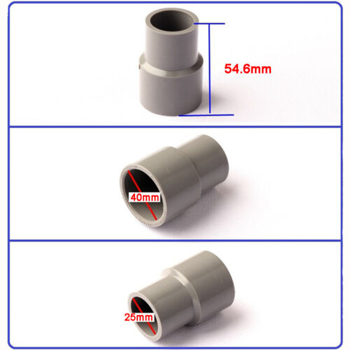 PVC Reducing Socket Bushing Coupling Solvent Weld Pipe Fittings ID 20mm 110mm