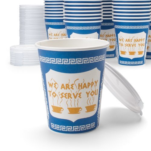 Solo New Ny Coffee Cup 50 Paper Cups With Lids