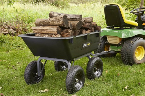 Cap environ 544.31 kg Gorilla chariots GOR6PS Heavy-Duty Poly Yard Dump panier avec 1 en 2-Poignée 1200 LB