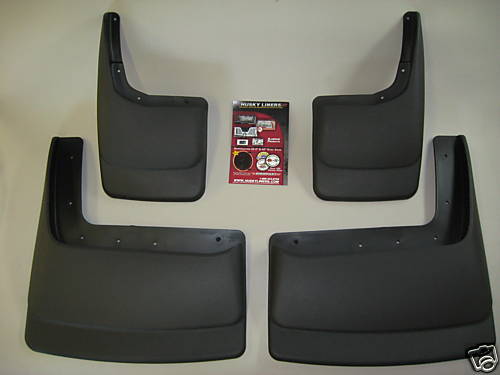 2008-10 FORD F-250-350 SUPER DUTY DUALLY MUD FLAPS 4PC HUSKY LINER 56641 57451 