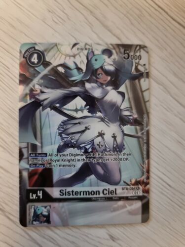 Sistermon Ciel Bt6-084 R Alternart Digimon Card Game