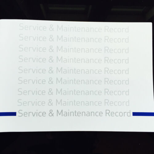 BMW 3 Series Service Book New Blank History Maintenance Record Portfolio