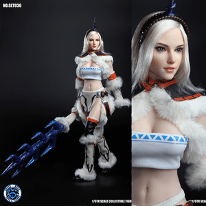 SUPER DUCK SET036 1//6 Cosplay Female Huntress Clothing Suit W//Head Sculpt