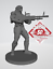 John Rambo ZOMBICIDE FAN MADE miniatura exclusiva con tarjeta de personaje PDF 