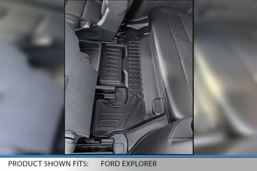 SMARTLINER 3rd Row Floor Mats for 2020-2021 Ford Explorer w/2nd Row Bucket Seats 