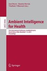 Ambient Intelligence for Health (2015, Taschenbuch)