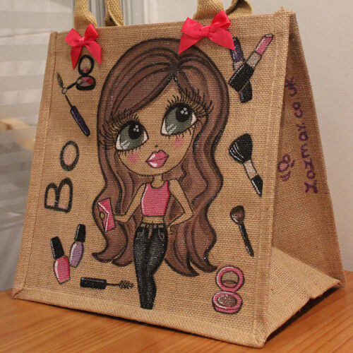 **Personalized Jute Bag Hand Painted!**Large-Medium-Small** Unique Gift!