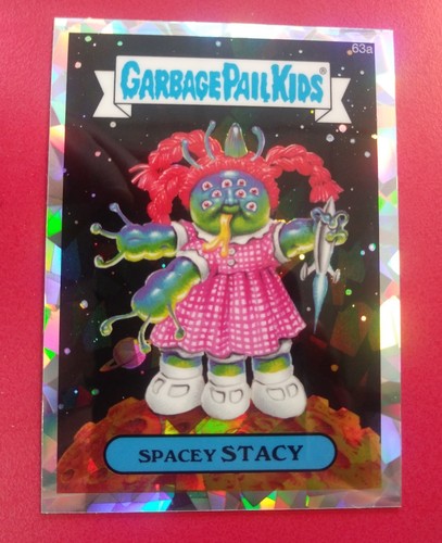 GARBAGE PAIL KIDS 2014 TOPPS CHROME PRISM REFRACTOR #63A SPACEY STACY CARD