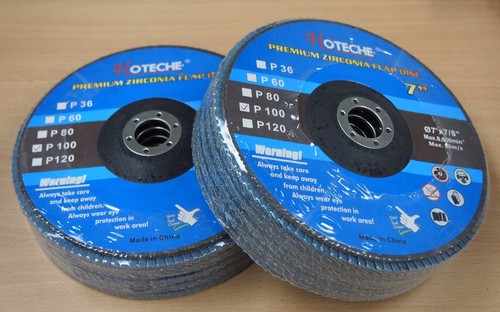 Lot of Premium Zirconia Flap Disc Grinding Wheel 7/"x7//8/" 10 100 Grit