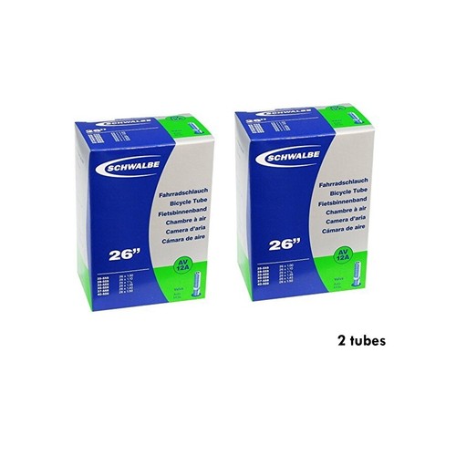 1-6 tubes Schwalbe AV12A 26/"x1.00-1.50 AV Schrader Valve Tube 40mm MTB Bicycle