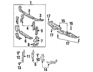 TOYOTA 9046707201 GENUINE OEM FENDER LINER CLIP