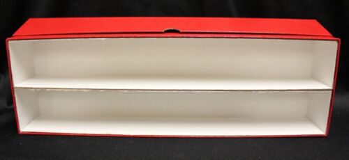 2 Double Row Coin Holder GUARDHOUSE Red Storage Box for 2x2 Flip Snap 14x4x2 