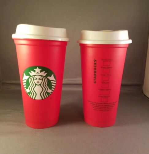 tumbler 2018 new starbucks red holiday cup reuseable 16 oz