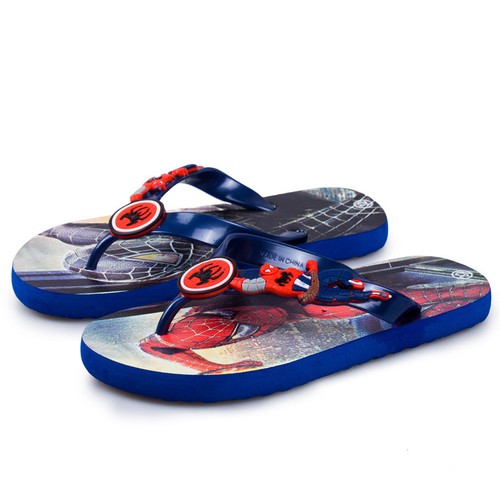 Funny Kids Boys Spiderman Beach Flip Flops Funny Anime Children Shoes Slippers
