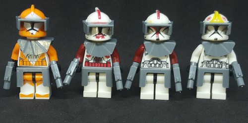 Fox Wolffe Rex Custom Lego Star Wars Clone Commander Set of 8