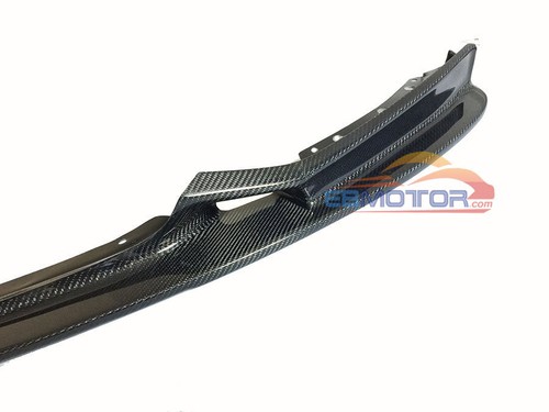 Real Carbon Fiber Front Lip Spoiler For BMW F22 2Series M-Sport Bumper 14UP b400