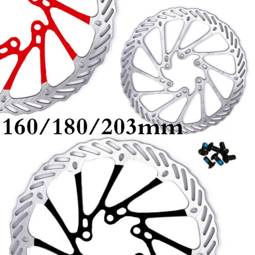 Bicycle MTB Mechanical Brake Disc Bike Caliper Set And 160//180//203mm Brake Disc