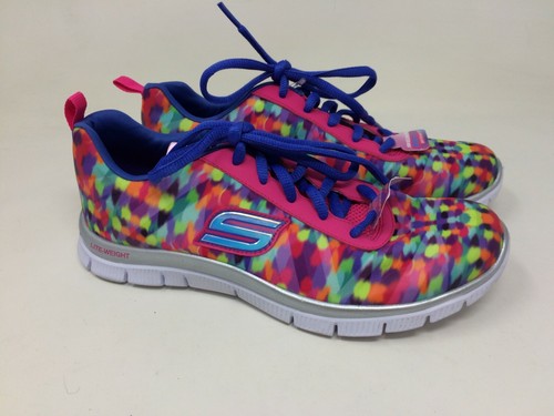 New RAINBOW RUNNER Multi Color 13O Girl/'s Youth Skechers 81820 SKECH APPEAL