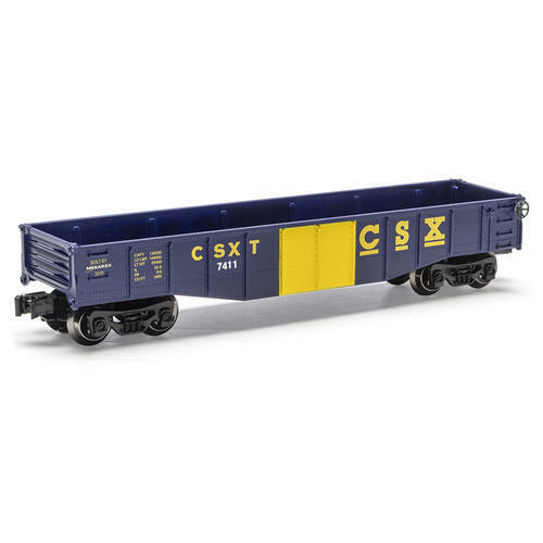 Details about   Blue/Yellow "CSX" O Gauge Model R/R Gondola Train Car 