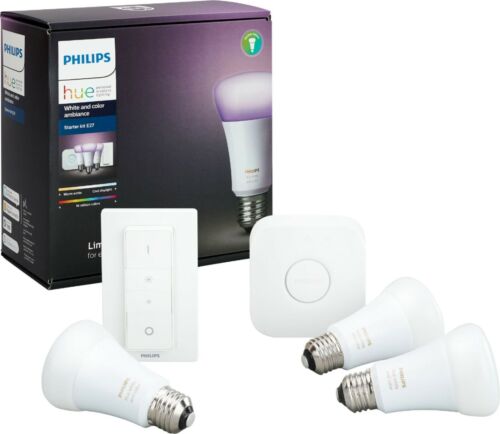 Philips Hue 556704 LED Starter Kit with Wireless Switch 