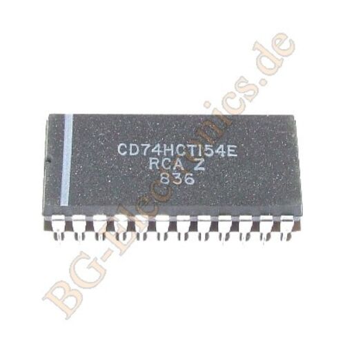 2 x CD74HC154E High-Speed CMOS Logic 4 to 16-Line Decoder//De RCA DIP-24 2pcs