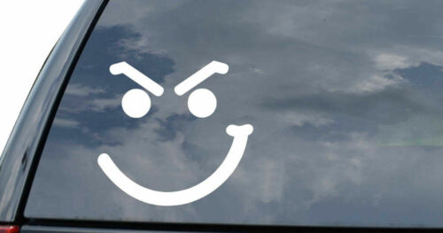 Smiley Smirk JDM Vinyl Decal Sticker For Car Truck Window