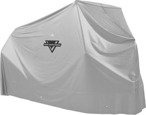 NELSON RIGG ECONO MOTORCYCLE COVER SILVER LARGE STREET CRUISER MC901-03-LG 