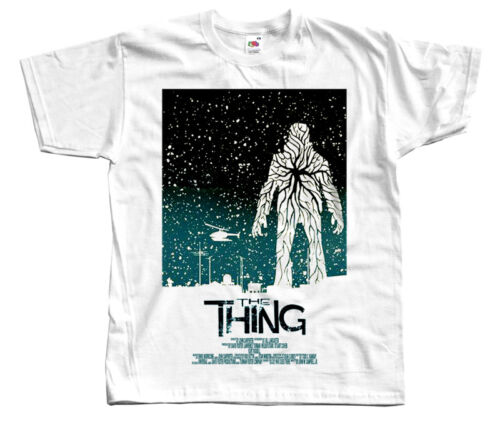 THE THING V10 Movie White S.Blue Natural Zink T SHIRT ALL SIZES S-5XL