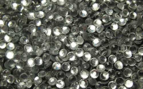 1,440 pieces Hotfix Iron-on 2mm Glass Rhinestones CRYSTAL CLEAR 10 gross 6SS 