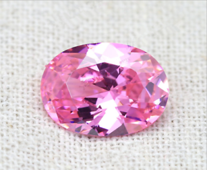Pink Sapphire 15x20mm 28.68Ct Oval Faceted Cut Shape AAAAA VVS Loose Gemstone 