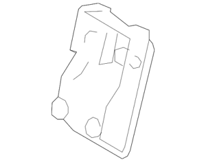 Genuine  Folding Seat Latch Release Handle Bezel 72909-08011-B1