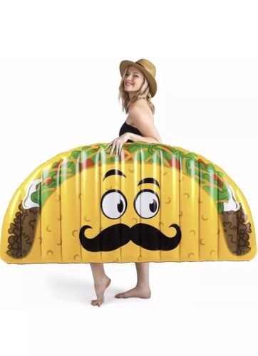 Patch Kit 61”x30x5 Pool Float Taco Inflatable Adults Kids DURABLE Tube Raft