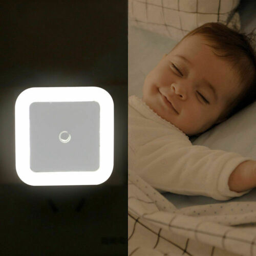 Plug-in US EU Auto Sensor Control LED Night Light Lamp for Bedroom Hallway