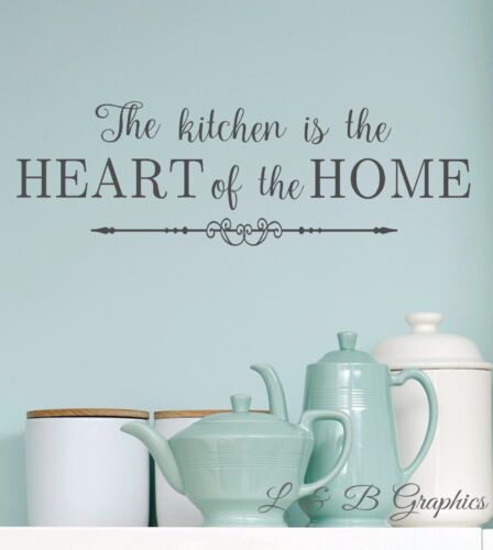 Kitchen Decor The Kitchen is the Heart of the Home #2-Vinyl Wall Decal
