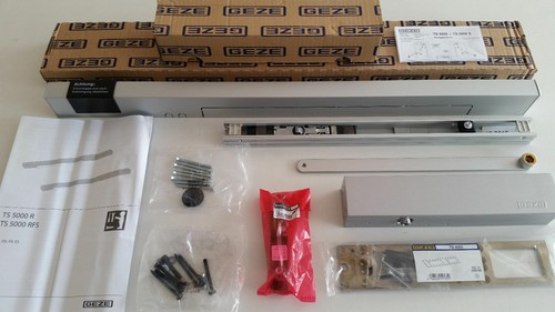 GEZE TS 5000 R Türschließer inkl komplettem Montagezubehör 116300 Farbe silber