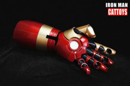 CATTOYS The Avengers Tony Stark Iron Man MK42 1/1 LED ARM Gauntlet Armor Hand 09 