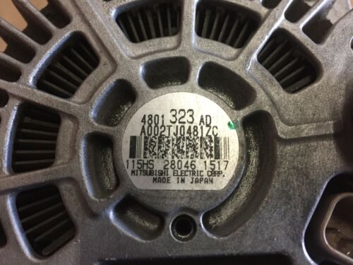 2.0L 11231c 2007-2012 OEM Alternator For Dodge Caliber 2007 2008 2009 1.8L