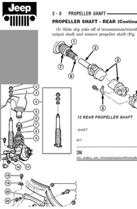 97-06 Jeep Wrangler Tj Service Manual and Parts Catalogs in PDF
