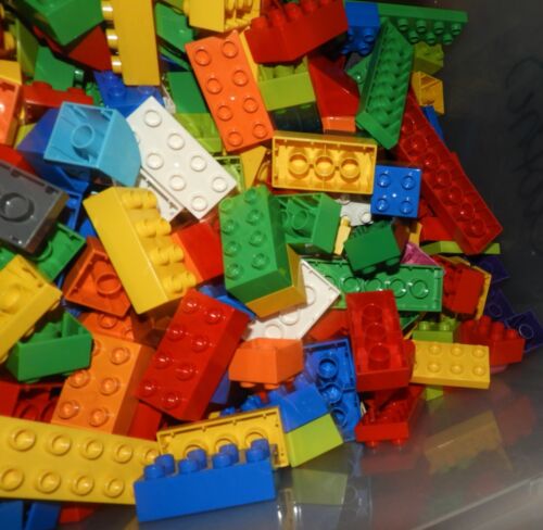 50 pieces About 1 Lb Lot Random Lego DUPLO Building Bricks /& Pieces Gently Used